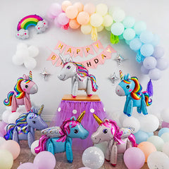 Unicorn Pony Theme Birthday Balloon Decoration Set