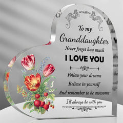 Acrylic Heart-Shaped Gift