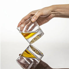 Cylindrical Whisky Glass Set with Gift Boxes