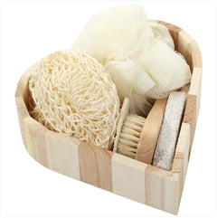 Wooden Barrel Bath Gift Set