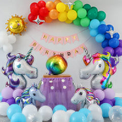 Unicorn Pony Theme Birthday Balloon Decoration Set
