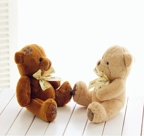 Cute Patch Teddy Bear Plush Toy Doll