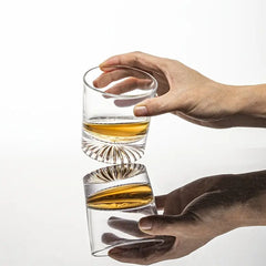Cylindrical Whisky Glass Set with Gift Boxes