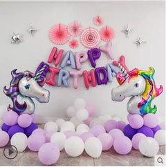 Unicorn Pony Theme Birthday Balloon Decoration Set