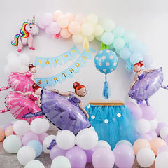 Unicorn Pony Theme Birthday Balloon Decoration Set